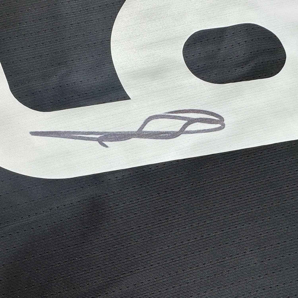 Framed Autographed/Signed Karim Benzema 35x39 Real Madrid 2016-17 Black Soccer Jersey Beckett BAS COA