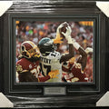 Framed Autographed/Signed Alshon Jeffery Philadelphia Eagles 16x20 Football Photo JSA COA