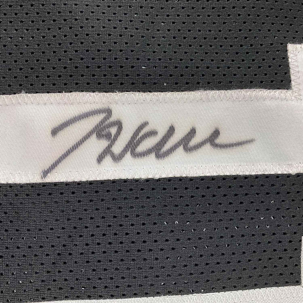 Framed Autographed/Signed John Wall 35x39 Los Angeles Black Basketball Jersey JSA COA