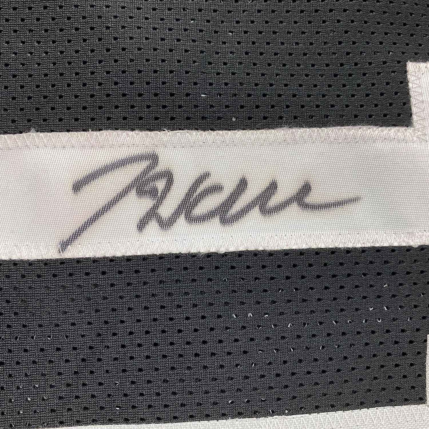 Framed Autographed/Signed John Wall 35x39 Los Angeles Black Basketball Jersey JSA COA