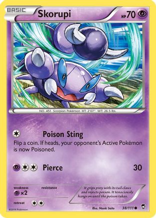 Skorupi 038/111 - XY  Furious Fists