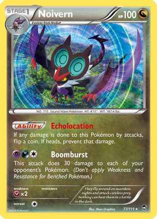 Noivern 077/111 - XY  Furious Fists Holofoil