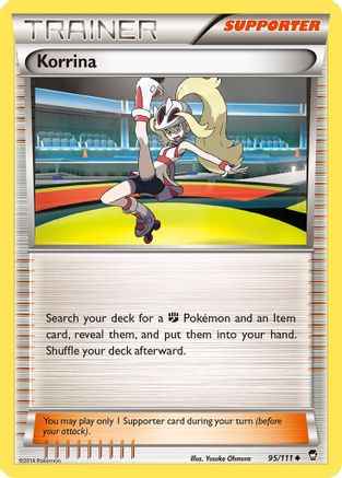 Korrina 095/111 - XY  Furious Fists