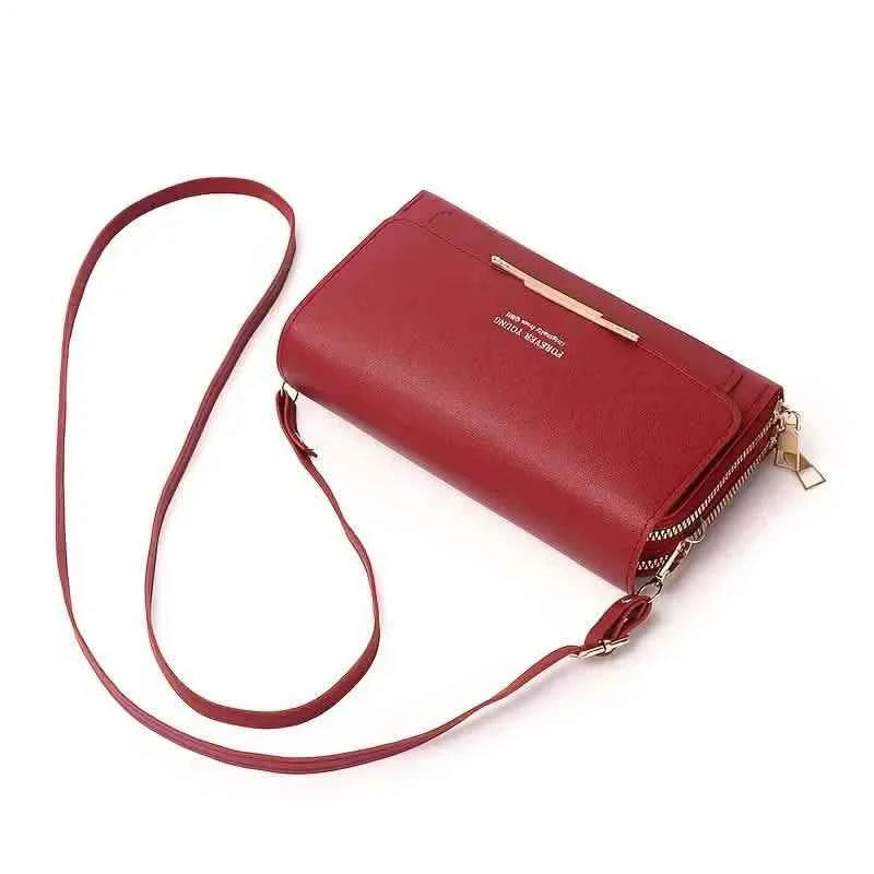 Vegan Messenger Bag – Lightweight Large Shoulder Bag with Detachable Organizer