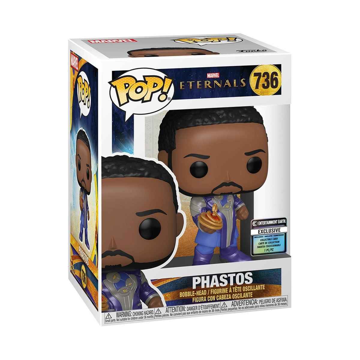 Funko Pop! Eternals: Phastos with Collectible Card - Entertainment Earth Exclusive