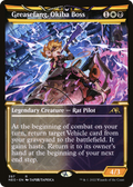Greasefang, Okiba Boss (NEO-397) - Kamigawa: Neon Dynasty: (Showcase)