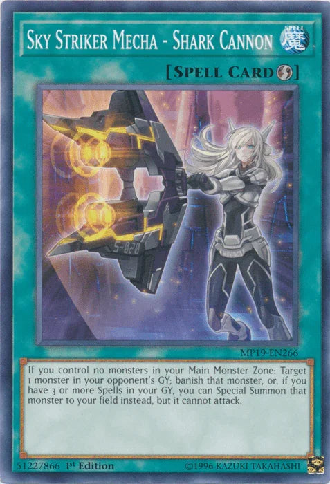 Sky Striker Mecha - Shark Cannon [MP19-EN266] Common