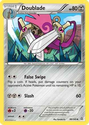 Doublade 099/160 - XY  Primal Clash Reverse Holofoil