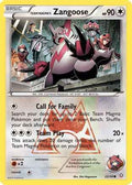 Team Magma's Zangoose 022/34 - Double Crisis