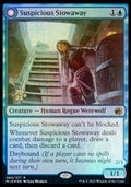 Suspicious Stowaway // Seafaring Werewolf (PRE-80S) - Innistrad: Midnight Hunt Promos: (Double Faced Transform) Foil
