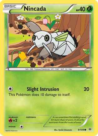 Nincada 009/108 - XY  Roaring Skies