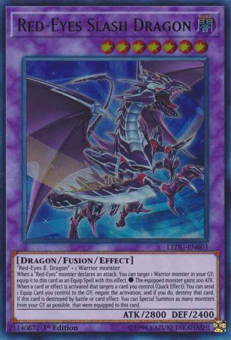 Red-Eyes Slash Dragon [LEDU-EN003] Ultra Rare