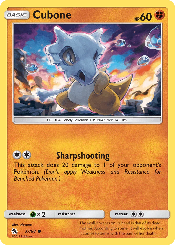 Cubone (37/68) [Sun & Moon: Hidden Fates]