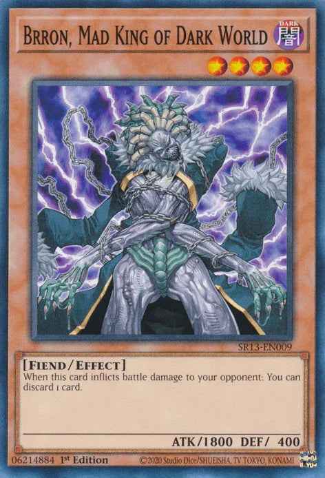 Brron, Mad King of Dark World [SR13-EN009] Common