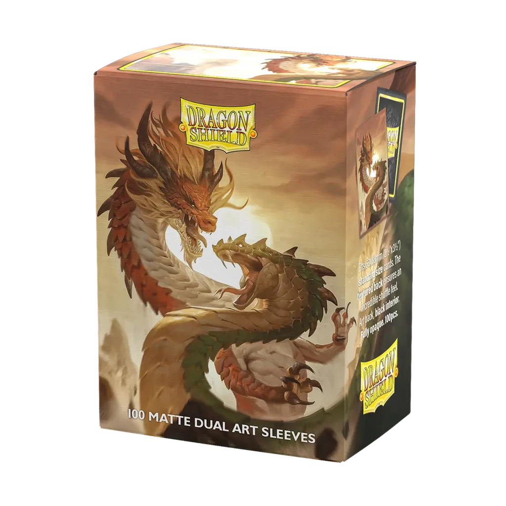 Dragon Shield: Wood Snake 2025 - Matte Dual Art Sleeves - Standard Size