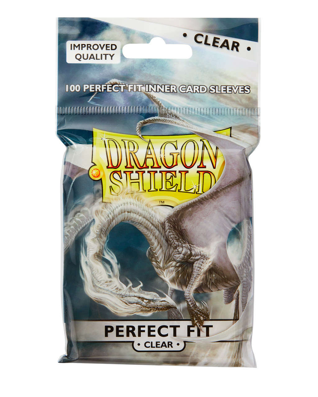 Dragon Shield Perfect Fit Sleeves - Clear (100-Pack) - Supplies | 99RedCoins