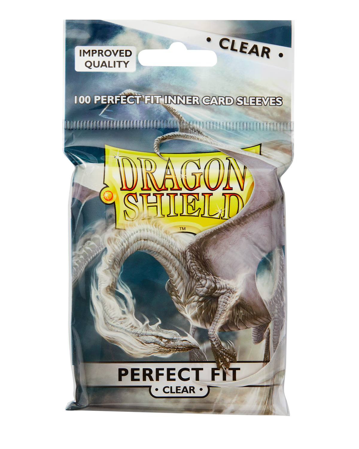 Dragon Shield Perfect Fit Sleeves - Clear (100-Pack) - Supplies | 99RedCoins