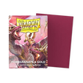 Dragon Shield Matte Dual Sleeves - Pomegranate & Gold (100-Pack)