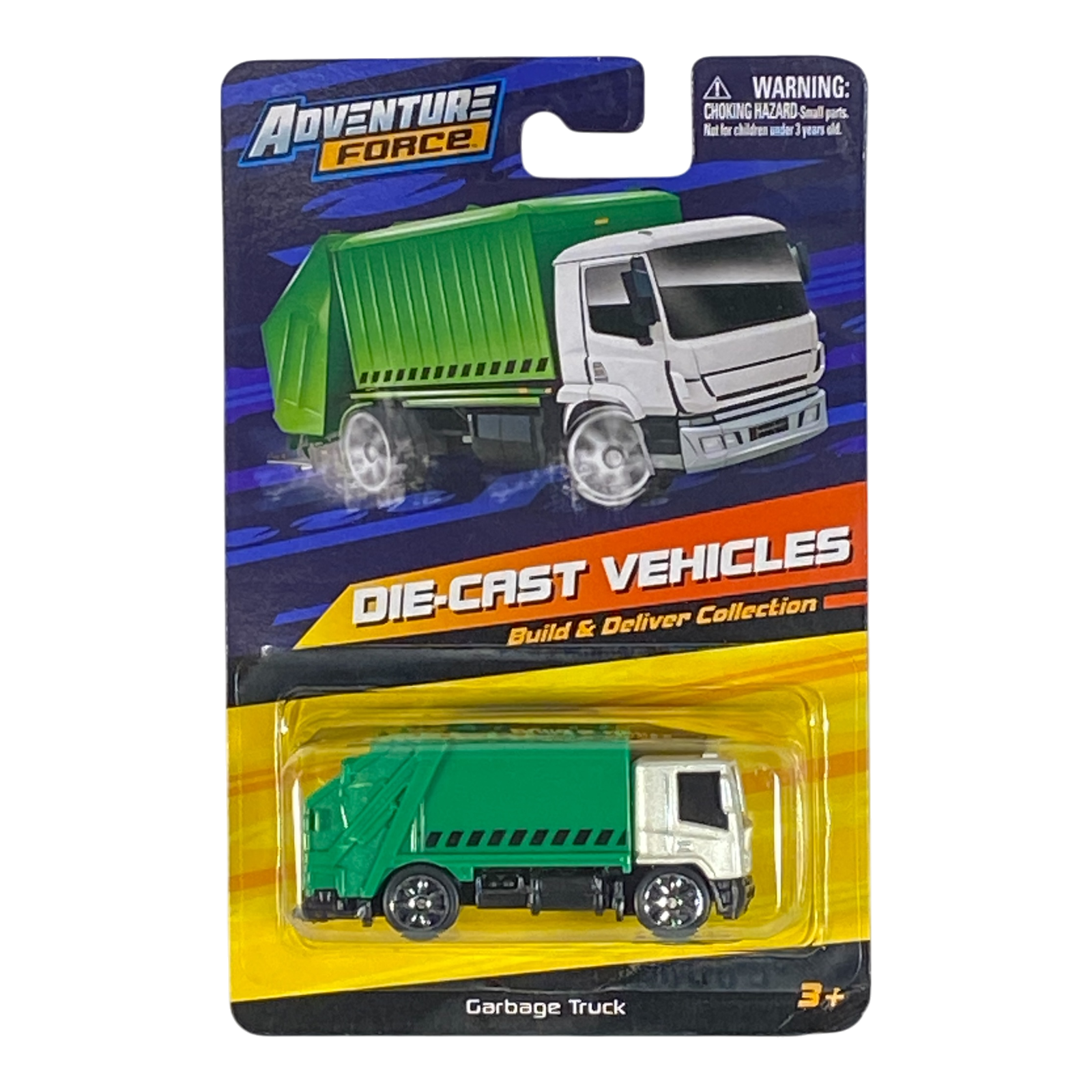 Adventure Force Garbage Truck - Build & Deliver Collection