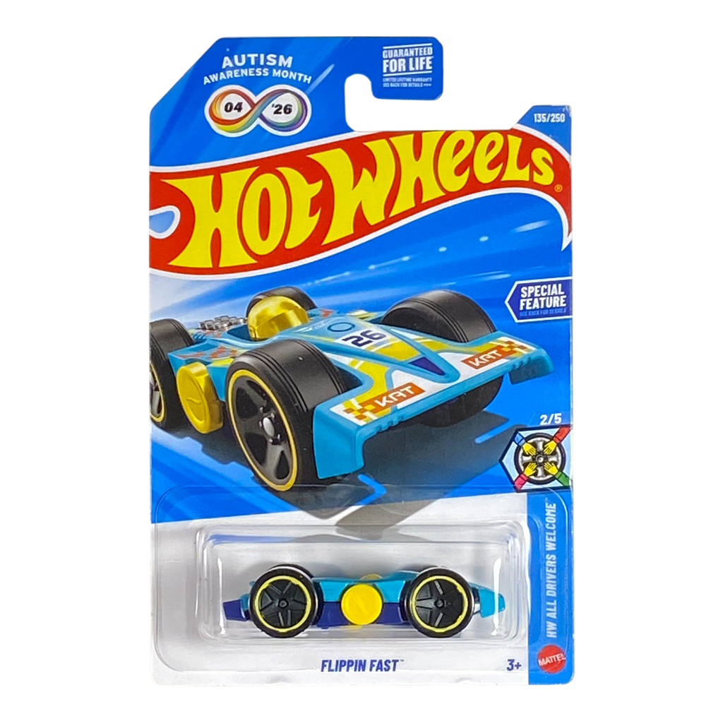Hot Wheels Flippin Fast (Autism Awareness Month) - HW All Drivers Welcome Series 2/5