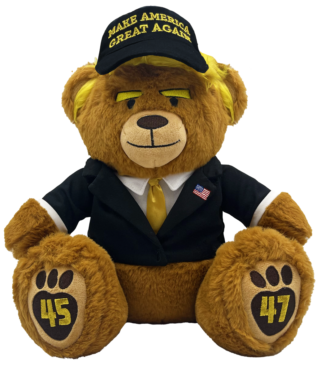 Black & Gold MAGA Bear
