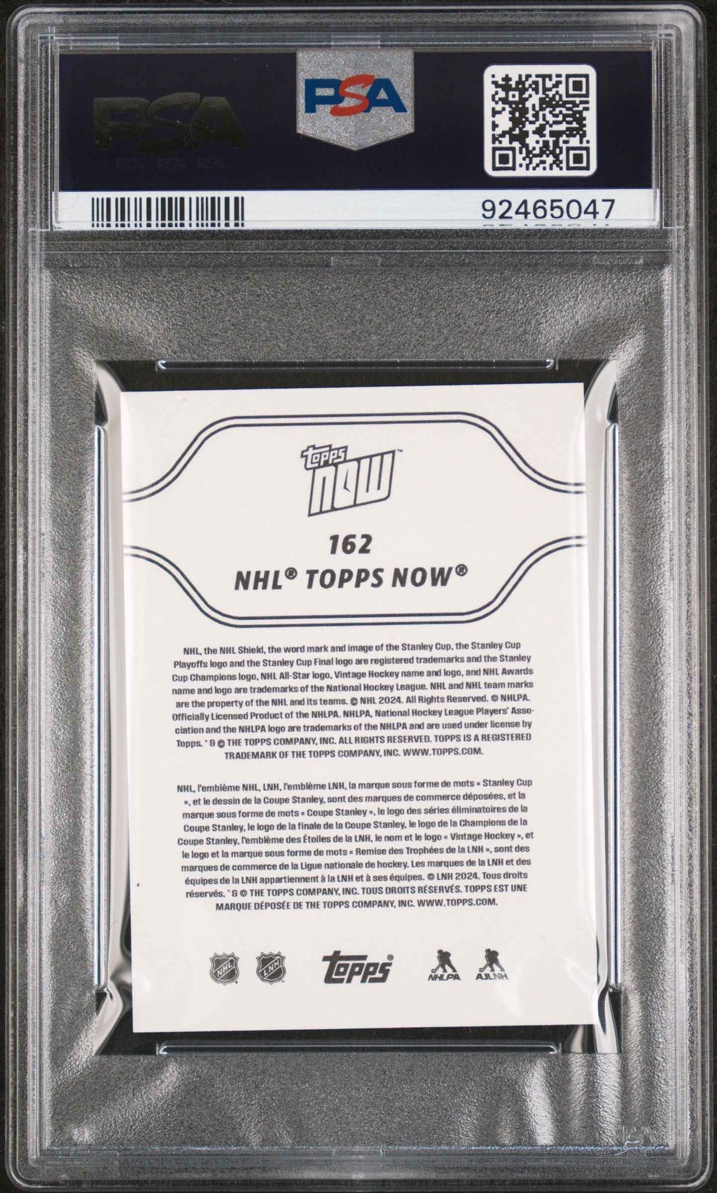 Graded 2023 Topps Now Ivan Fedotov #162 Blue #/10 Stickers Rookie RC Hockey Card PSA 5 EX