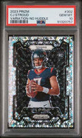 Graded 2023 Panini Prizm CJ Stroud #302 Variation No Huddle Rookie RC Football Card PSA 10 Gem Mint