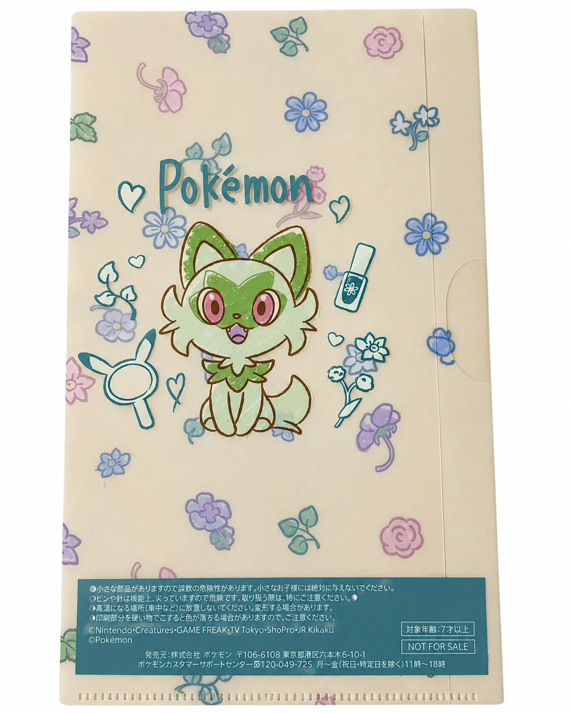 Pokemon: Sprigatito Mini Clear File Pokémon Japan