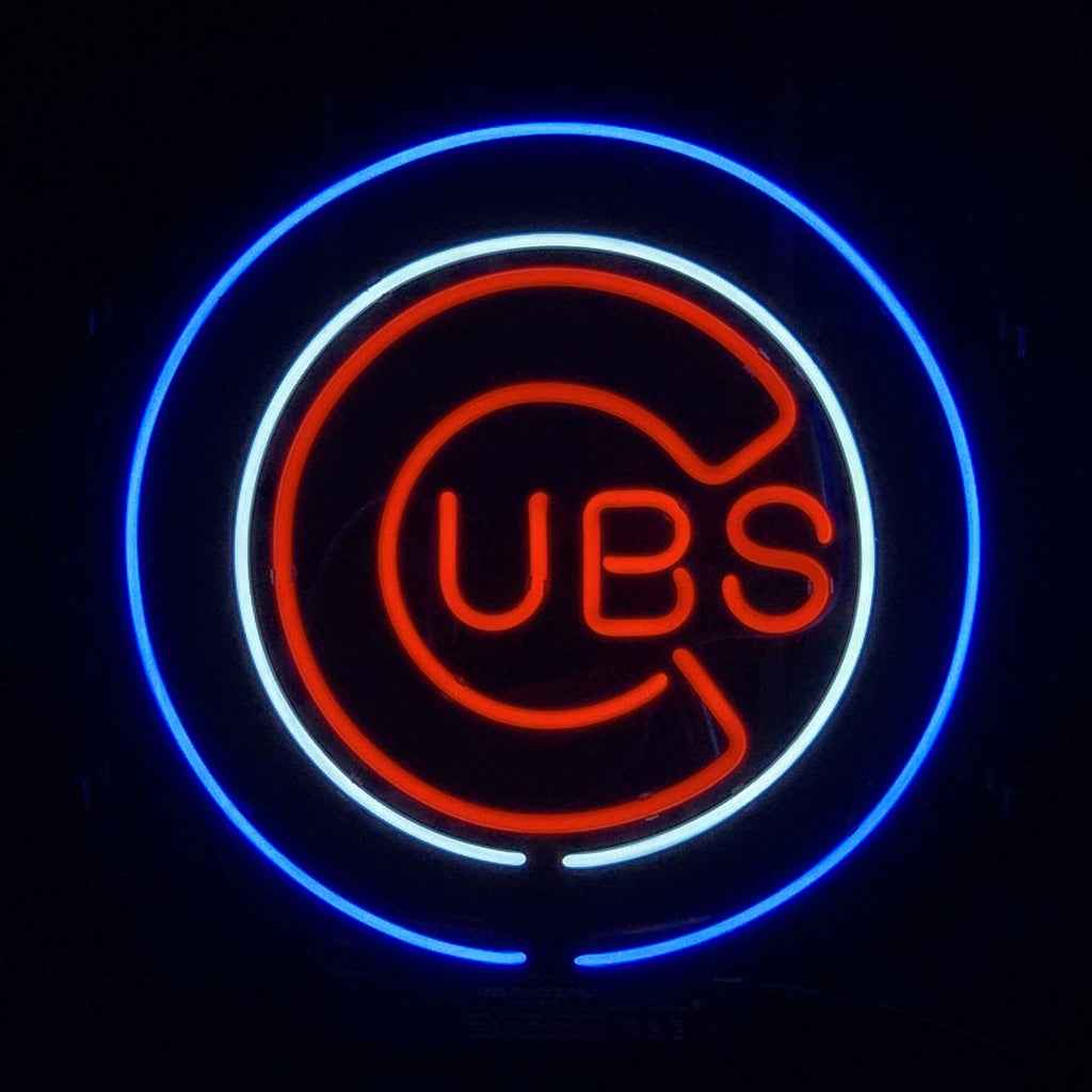 Chicago Cubs UBS Baseball Logo Neon_Signs