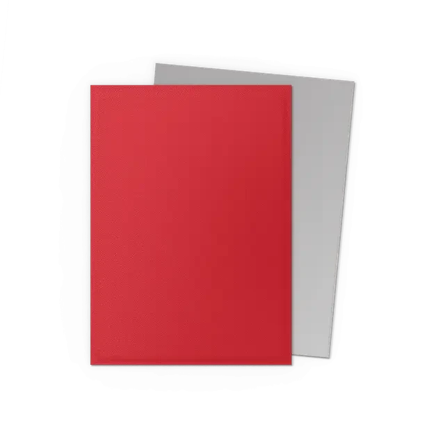 Dragon Shield: Crimson & Silver - Matte Dual Sleeves