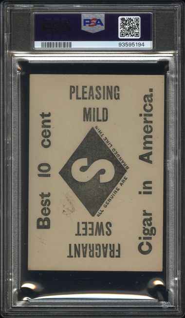 Graded 1889 N526 Diamond S Cigars Dennis Brouthers Baseball Tobacco Card PSA 4 VG-EX