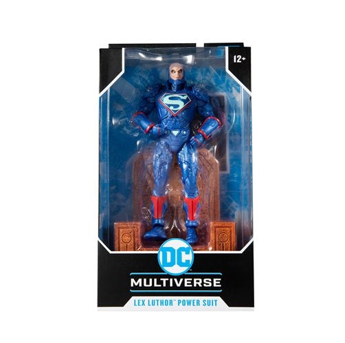 DC Multiverse Lex Luthor Blue Power Suit Justice League: The Darkseid War 7" Action Figure