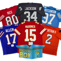 Autographed/Signed Football DIAMOND Series 4 Jersey Mystery Box with PSA JSA or Beckett COA