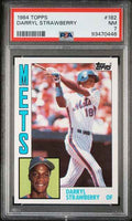 Graded 1984 Topps Darryl Strawberry #182 Rookie RC Baseball Card PSA 7 NM