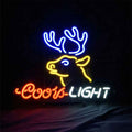 Deer and Coors Light Beer Neon Sign Light