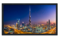 Professionally Framed Dubai Burj Khalifa Skyline High-Resolution Panoramic Photo 12x22 Wall Art