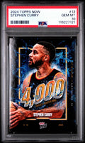 Graded 2024 Topps Now Steph Curry #13 Basketball Card PSA 10 Gem Mint