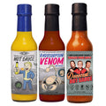 Fast Pass Pack Hot Sauce 3-Pack – Radscorpion Venom, Vault-Tec & Deeecent