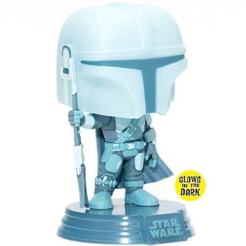 Funko POP! Star Wars: The Mandalorian Hologram GITD - Entertainment Earth Exclusive