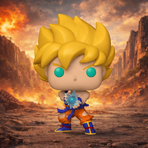 Funko POP Animation: Dragon Ball Z Super Saiyan Goku with Kamehameha Wave