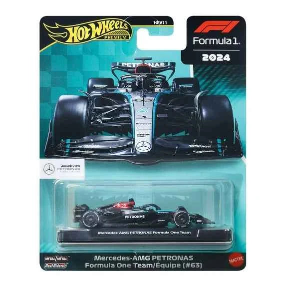 Hot Wheels 1:64 Scale Premium Die-Cast Formula 1® Collectible Toy Race Car