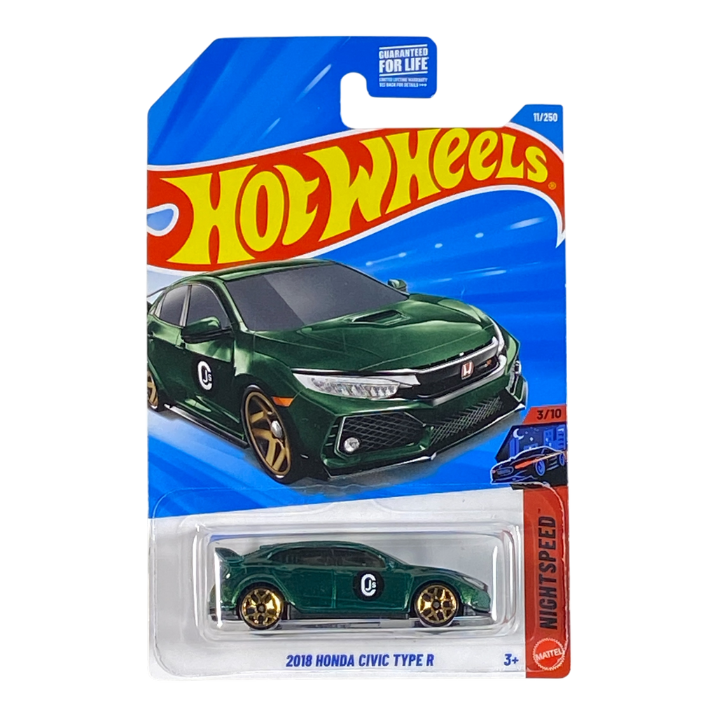 Hot Wheels 2018 Honda Civic Type R - Nightspeed Series 3/10