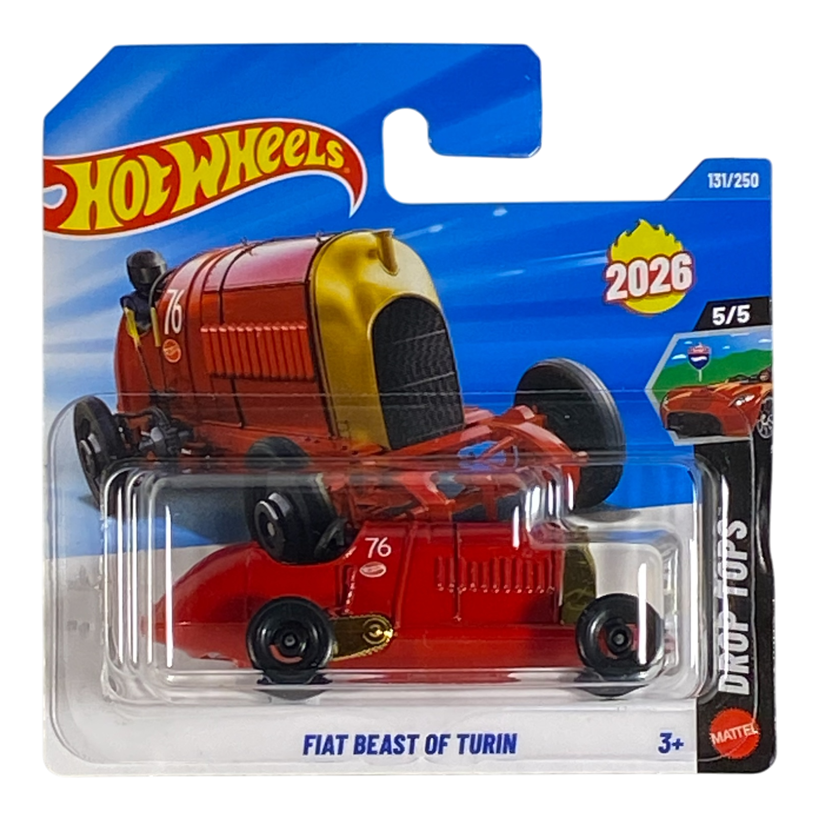 Hot Wheels Fiat Beast of Turin | Drop Tops Series 5/5