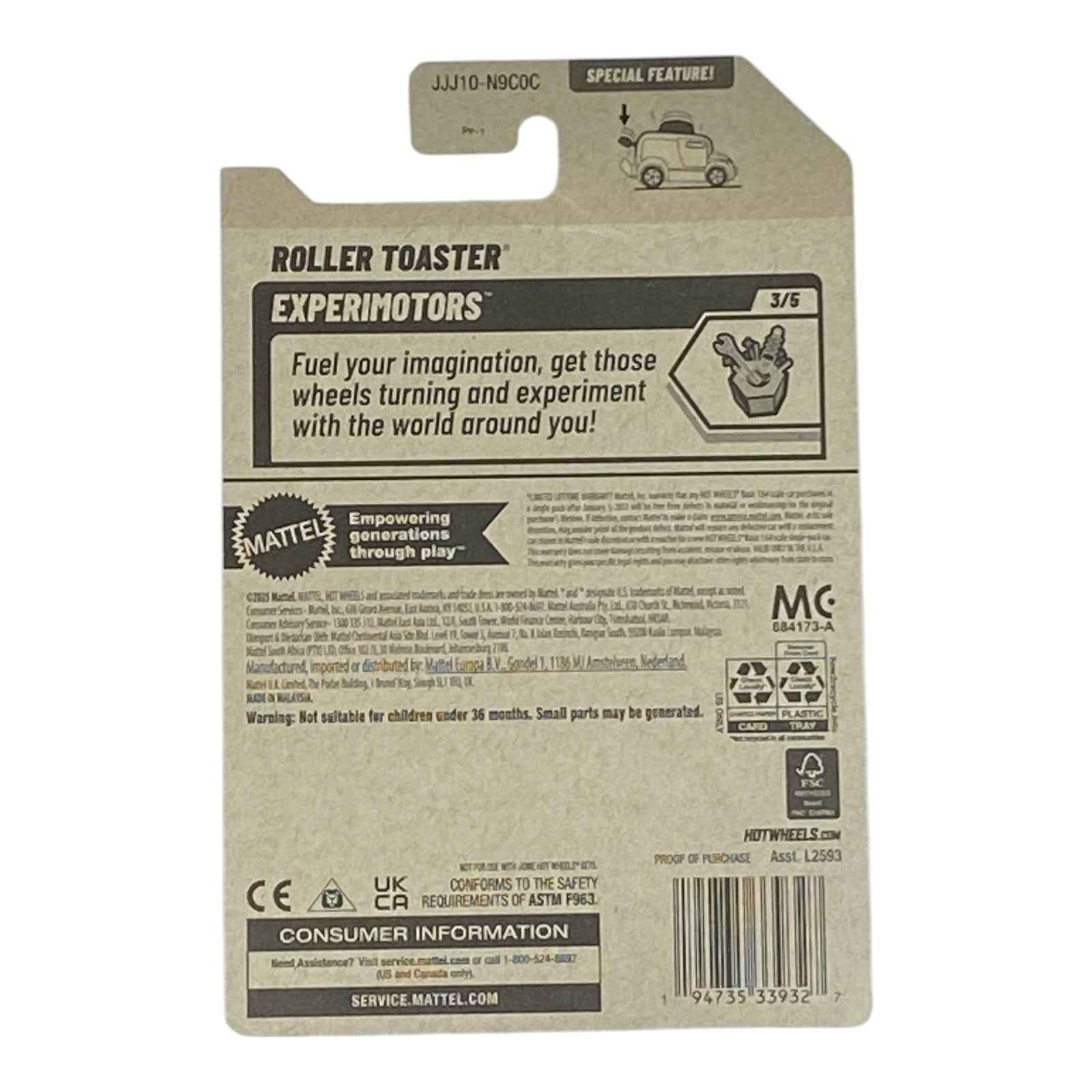 Hot Wheels Roller Toaster - Experimotors Series 3/5