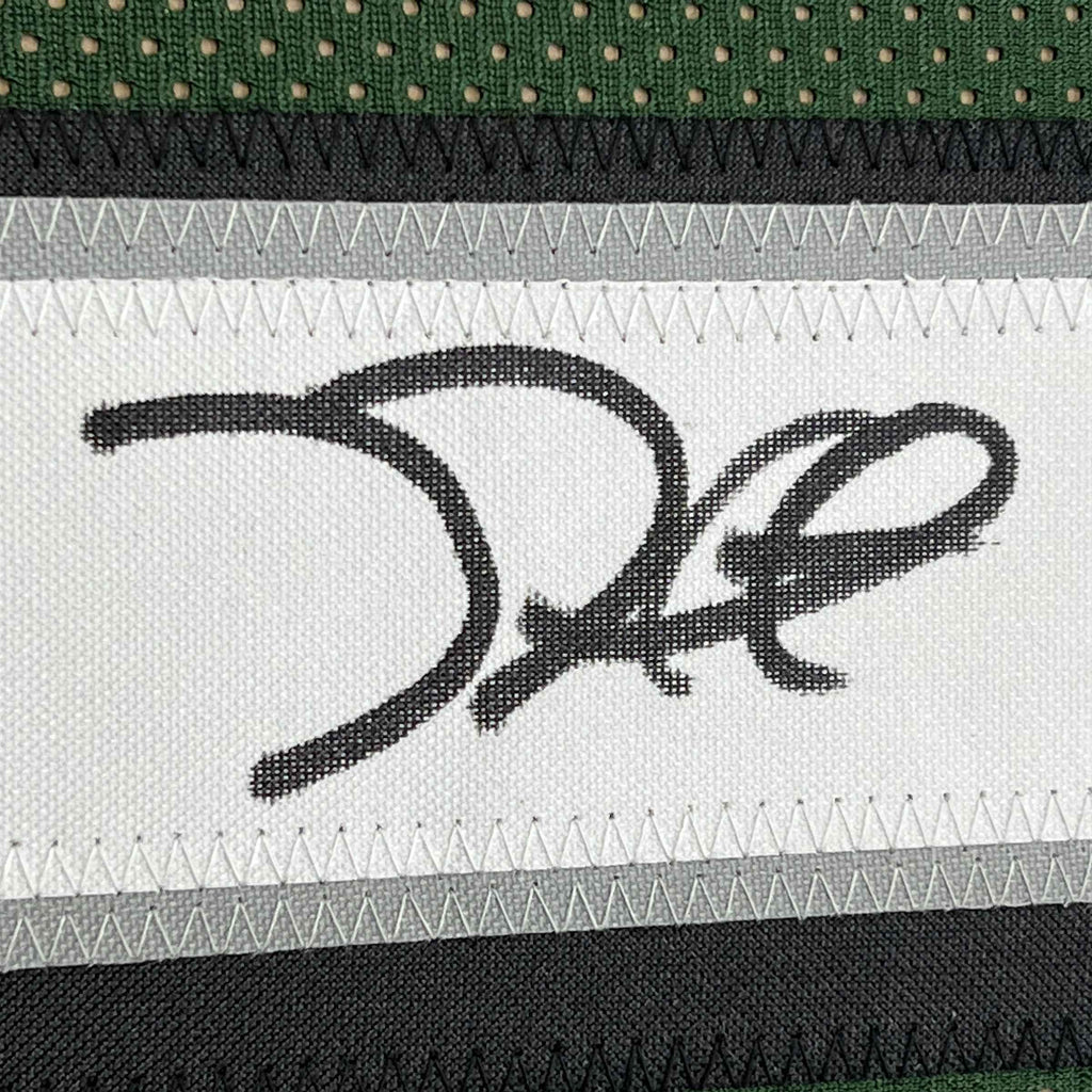 Framed Autographed/Signed Jalen Hurts 35x39 #1 Philadelphia Green Football Jersey JSA COA