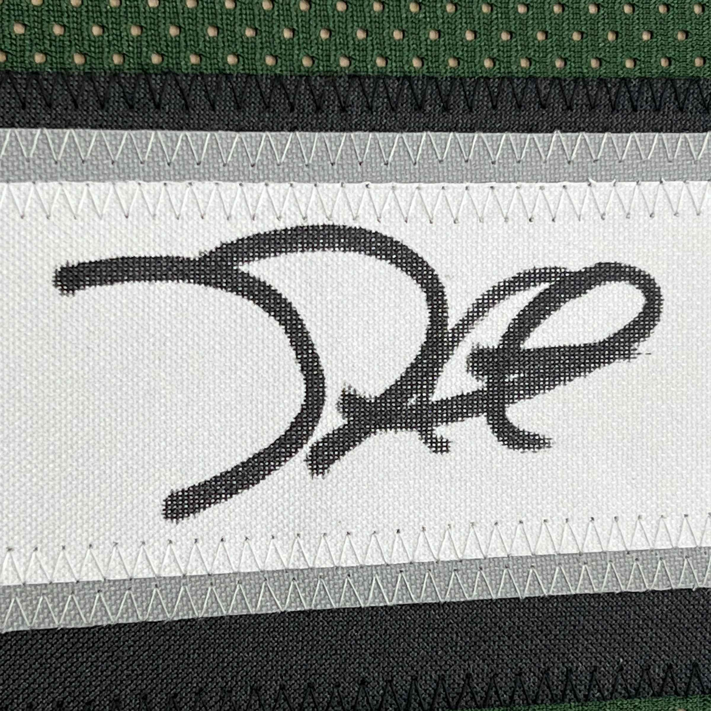 Framed Autographed/Signed Jalen Hurts 35x39 #1 Philadelphia Green Football Jersey JSA COA