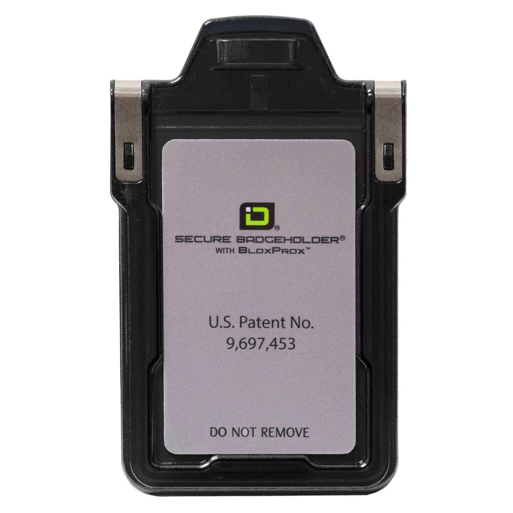 Secure Badge Holder Classic with BloxProx™ - Protects 125Khz HID Prox 1 ID Card Holder