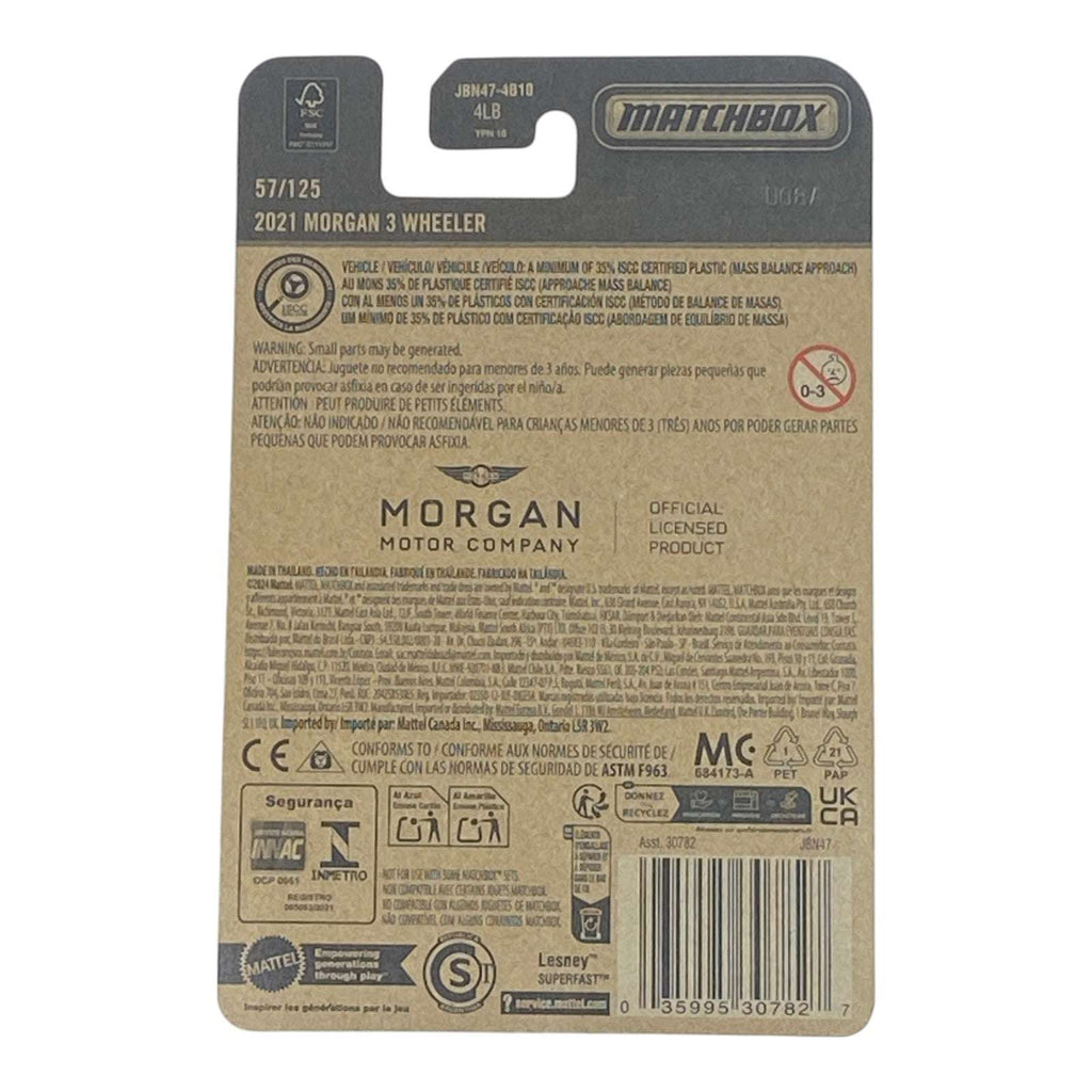 Matchbox 2021 Morgan 3 Wheeler