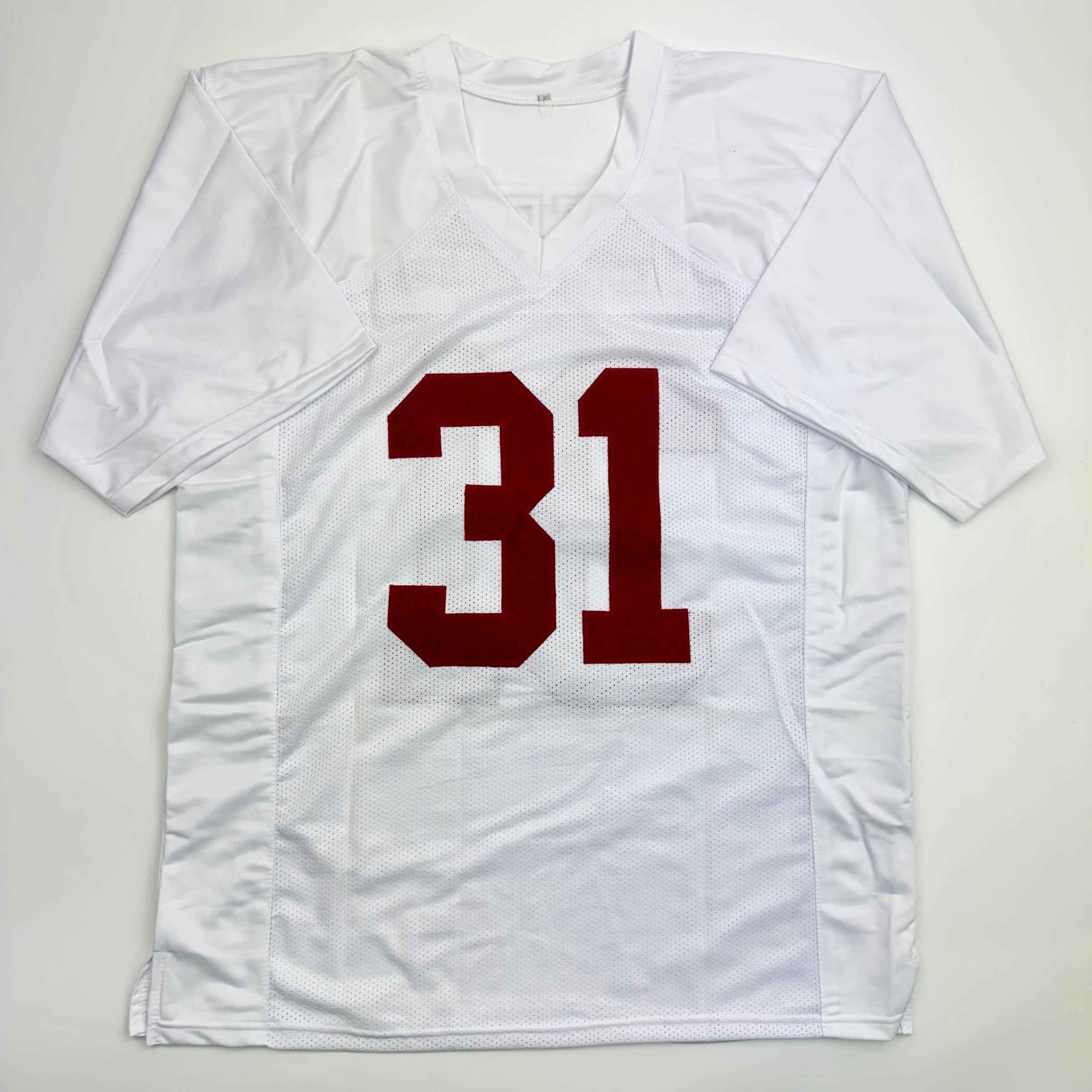 Autographed/Signed Will Anderson "Terminator" Alabama White College Football Jersey Beckett BAS COA