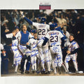 Autographed/Signed 1986 New York Mets Team 26x Sigs World Series Champions 16x20 Baseball Photo JSA COA #2